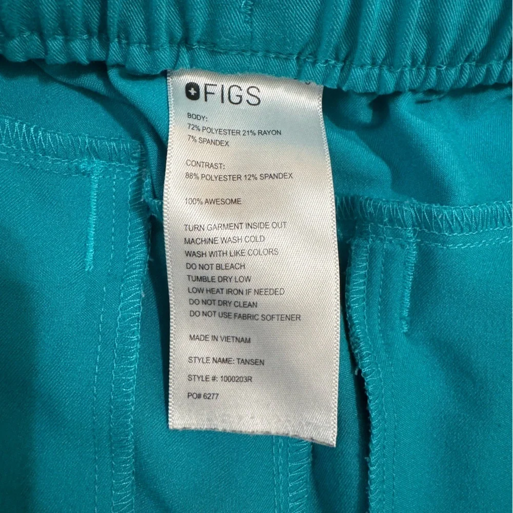 Figs Tansen Jogger Scrub Pants in Teal - XS